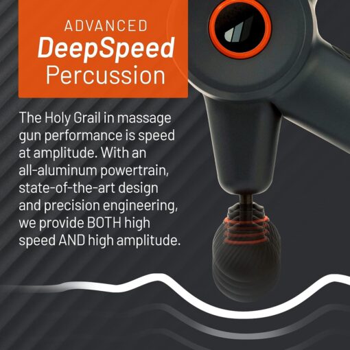 Wellbody Advance Deep Tissue Massage Gun with Heat | Heated Massager with ThermoPulse Vibration Tech | Handheld Massager for Muscle Relief - Ergonomic Grip - Image 6