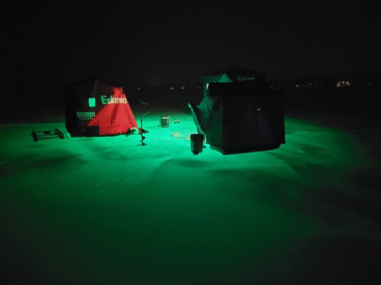 Green Blob Outdoors High Power 15000 Lumens New Fishing Underwater Light 12V with extra long 50ft Cord QD Alligator Clips & Cigarette Lighter Adapters included LED Fish Attractor, Made in Texas (50ft) - Image 4