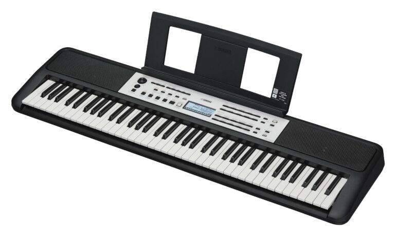 Yamaha YPT-W320 76 Touch Sensitive Key Portable Keyboard for Beginners with Music Rest, Power Adapter - Image 5