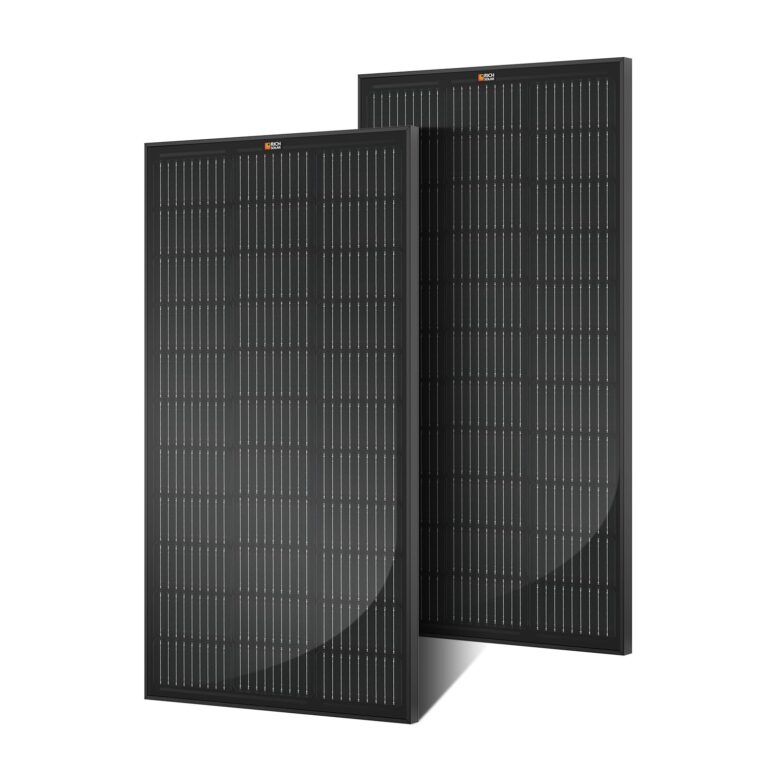 RICH SOLAR 200 Watt 12 Volt Monocrystalline Solar Panel 2 Pack of 9BB Cell 100W High Efficiency Solar Module Charge Battery for RV Trailer Camper Marine Off Grid All Black