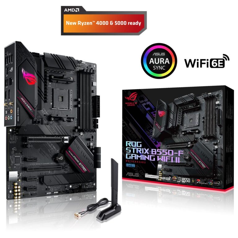 ASUS ROG Strix B550-F Gaming WiFi II AMD Socket AM4 ATX DDR4 Motherboard - Image 11