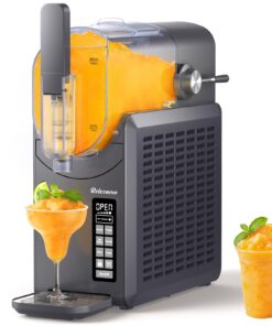 RELEXNOW Slushie Machine Frozen Drink Maker for Home with Self-Cleaning,No Ice Needed,DIY Slushy Maker for Slushie,Frappe,Milk Shake,Cocktail, Wine