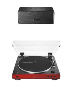 Audio-Technica ATLP60XBTRD P2 Turntable Speaker Pack, Red
