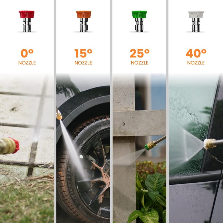 Giraffe Tools Grandfalls Pressure Washer G20 Pro, 2500 PSI 2.2 GPM, Wall Mounted Power Washer with 65FT Hose Reel, Ultra-Soft Pressure Hoses, 4 Nozzles for Floor/Cars/Fences/Patios, Dark Silver - Image 2