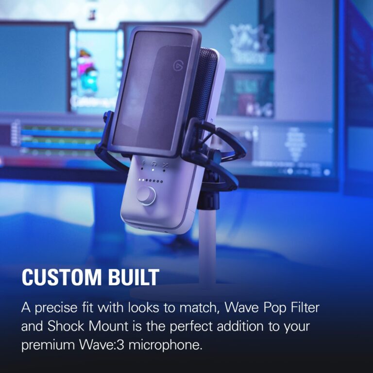 Elgato Wave:3 White Kit - Premium Studio Quality USB Condenser Microphone with Shock Mount and Pop Filter, for Streaming, Podcast, Gaming and Home Office, Free Mixer Software, Plug & Play for Mac, PC - Image 5