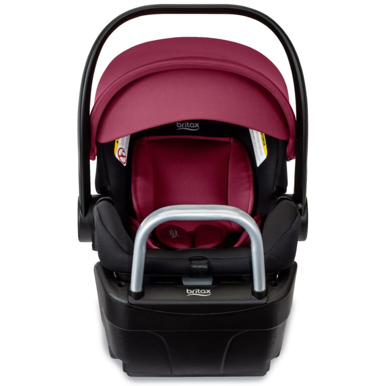 Britax Willow S Infant Car Seat with Alpine Base, ClickTight Technology, Rear Facing Car Seat with RightSize System, Ruby Onyx - Image 3