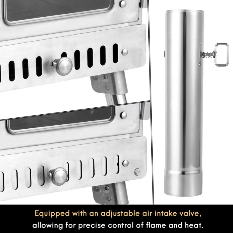 WillowyBe Outdoor Sauna Hot Tent Stove, Rocket Stove Heater, Portable Camping Wood Stove for Dry Sauna, Cooking for Husband and Friends - Image 7