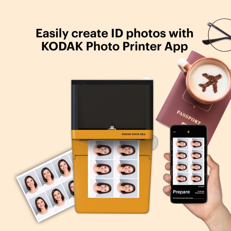 KODAK Dock ERA Plus 4PASS Instant Photo Printer, 4x6 inches, 90 Sheets Bundle - Image 3