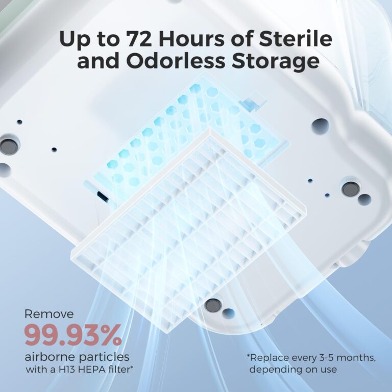 Momcozy KleanPal Pro Baby Bottle Washer, Sterilizer & Dryer - All-in-One Cleaning Machine for Bottles, Pump Parts & Baby Essentials - Time-Saving & Effortless Care - Image 4