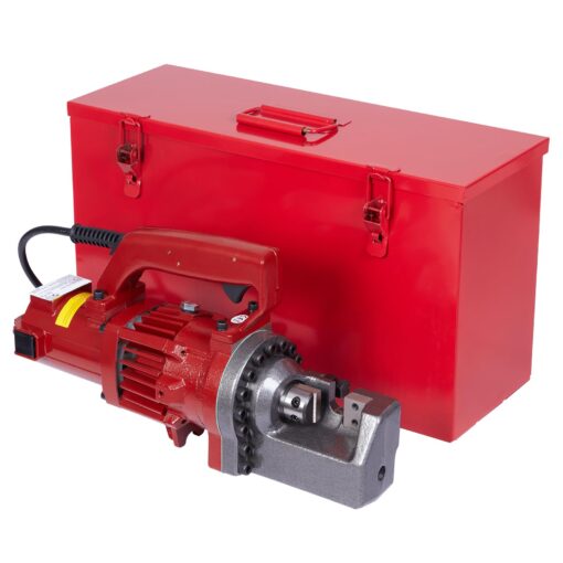 Happybuy Electric Hydraulic Rebar Cutter,1250W Portable Electric Rebar Cutter,Cutting up to 3/4 Inch #6 4-20mm Rebar within 4 Seconds,110V,with Easy to Carry Stainless Box(1250W RC-20)
