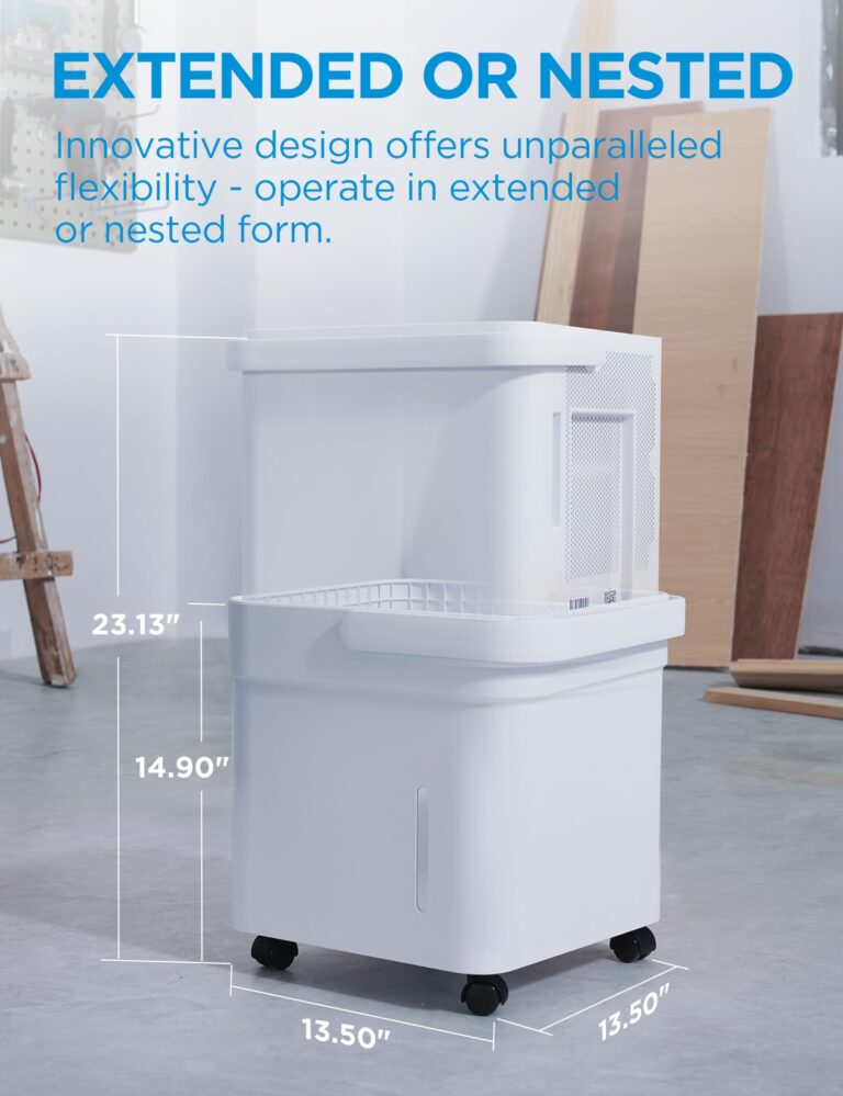 Midea Cube 20 Pint Dehumidifier for Basement, Up to 1,500 Sq. Ft. dehumidifier with drain hose, ENERGY STAR Certificated, Smart Control, Compatible with Alexa, White - Image 8