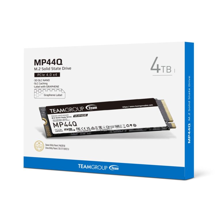 TEAMGROUP MP44Q 4TB SLC Cache Gen 4x4 M.2 2280 PCIe 4.0 w/NVMe Laptop & Desktop & NUC & NAS SSD Read/Write Speed up to 7400/6500MB/s TM8FFD004T0C101 - Image 2
