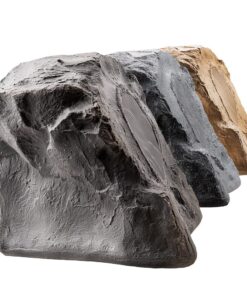 OSD Audio 8" High Fidelity Outdoor Rock Speaker Durable Weather-Resistant Design, Single - Slate RS850