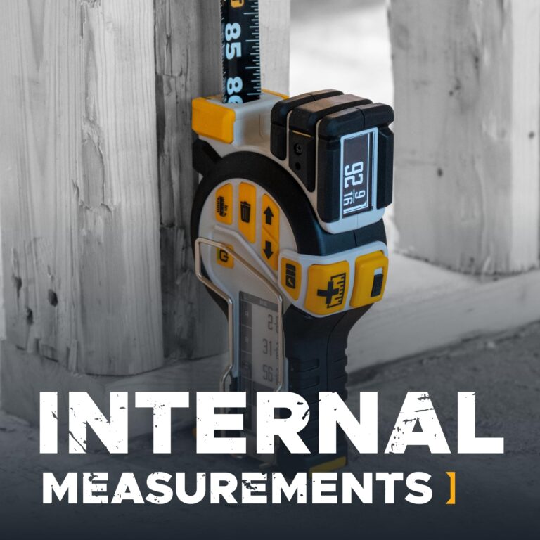 REEKON T1 Tomahawk Digital Tape Measure - Professional Accurate Measuring Tool, Green Laser, E-Paper Measuring List, Measurements Shared Over Bluetooth, Replaceable Blades - Image 6