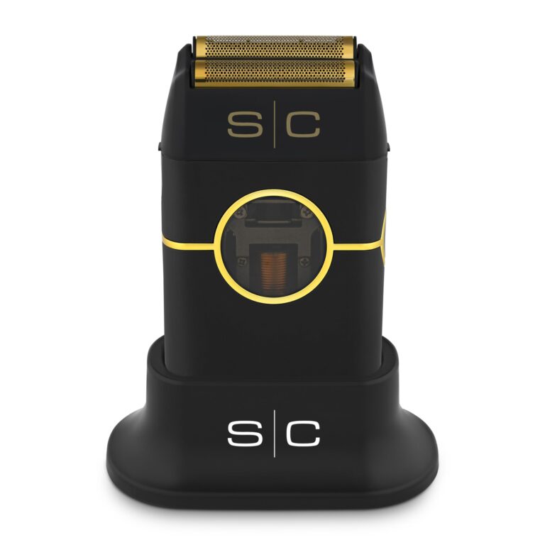 StyleCraft Instinct Metal Cordless Double Foil Shaver with IN2 Vector Motor Intuitive Torque Control, USB-C Rechargeable (Black)