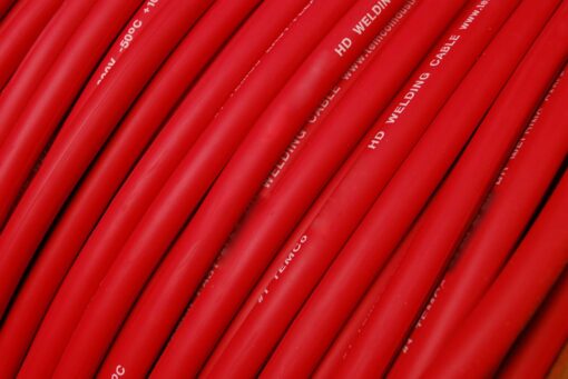 TEMCo WC0470-40' (20' Blk, 20' Red) 4/0 Gauge AWG Welding Lead & Car Battery Cable Copper Wire BLACK + RED | MADE IN USA - Image 2