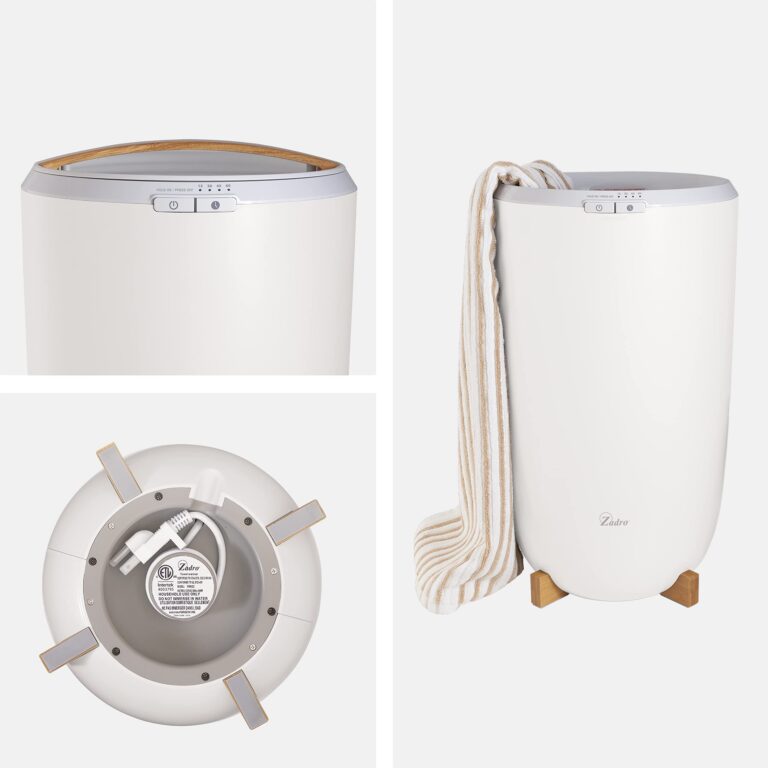 Zadro Large Hot Towel Warmer Bucket Timer Electric Towel Warmer for Bathroom Auto-Shut Off Heated Towel Warmer Spa (Large | 20L | 12" Dia. x 21" Tall, White) - Image 8