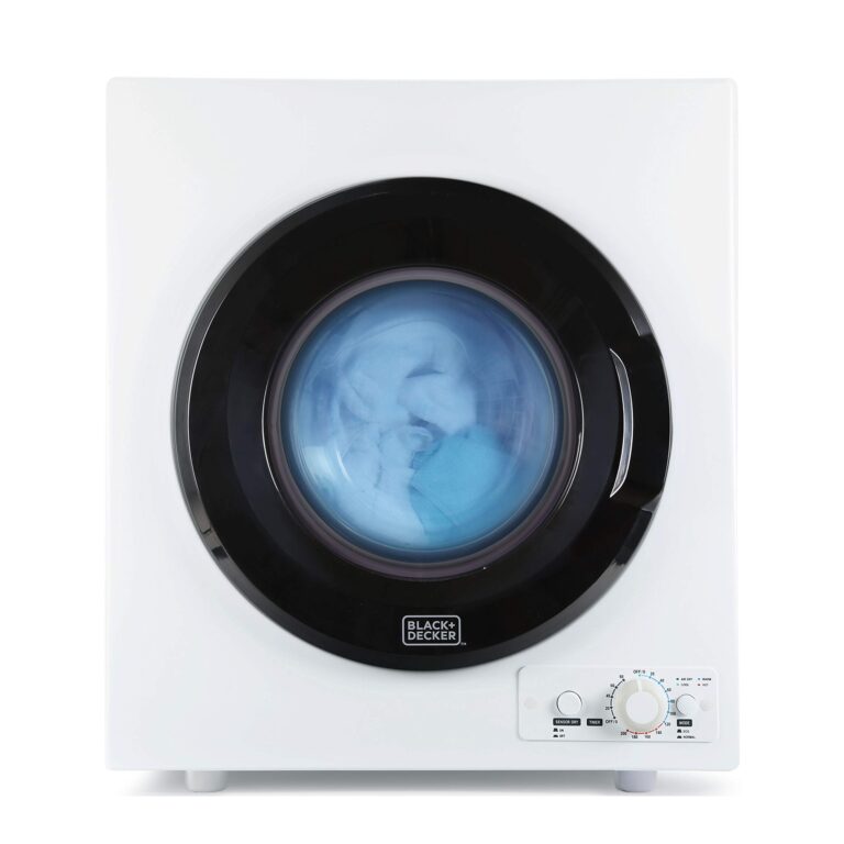 BLACK+DECKER BCED26 Compact Dryer for Standard Wall Outlet, Small, 5 Modes, Load Volume 8.8 lbs., White - Image 9
