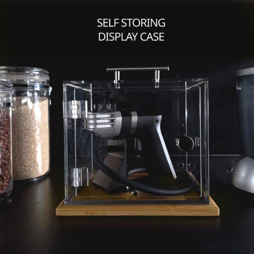 SIGVAL The Smoking Cube - Cocktail Smoker and Smoking Box Kit, Magnetically Removable Display Board, with Wood Chips - Image 4