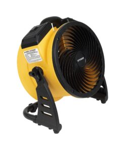 XPOWER FC-125B Portable High Velocity Battery Operated Portable Rechargeable Cordless DC Fan, Outdoor, Camping, Travel, USB Port for Charging Devices, 900 CFM, 12,000mAh