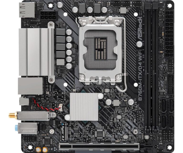 ASRock B760M-ITX/D4 WiFi Supports 13th Gen & 12th Gen Intel® Core™ Processors (LGA1700) - Image 6