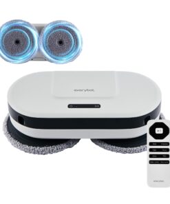 EVERYBOT New Edge2 Robot Mop - Upgraded in 2024 | World’s First Spin MOP Cleaning | Wheel-Less Solution | Powerful Floor MOP Cleaner | Fast Moving Speed & Low Noise Design & Simple Operation
