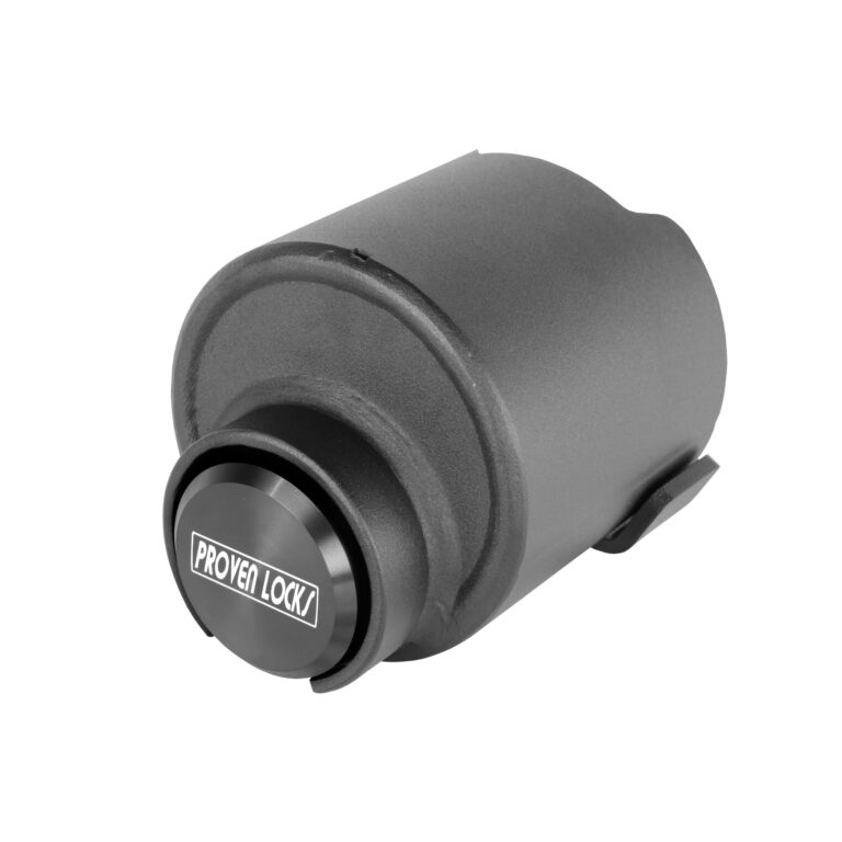 Proven Industries Model 2516 Trailer Lock, Fits 2 5/16-Inch Couplers, Secures Safety Chains, Made in The USA, (Black)