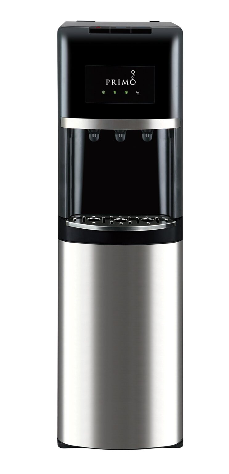 Primo Bottom Loading Water Dispenser, 3 Temp (Hot-Cool-Cold) Water Dispenser for 5 Gallon Bottle w/Child-Resistant Safety Feature [Bright Stainless Door] - Image 9