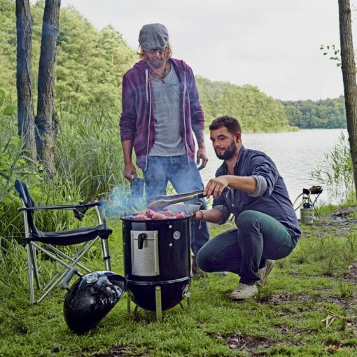 Weber 14-inch Smokey Mountain Cooker, Charcoal Smoker - Image 9