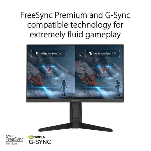 ASUS TUF Gaming 24” (23.8” viewable) 1080P Monitor (VG249QL3A) - Full HD, 180Hz, 1ms, Fast IPS, ELMB, FreeSync Premium, G-SYNC Compatible, Speakers, DisplayPort, Height Adjustable, 3 Year Warranty - Image 10