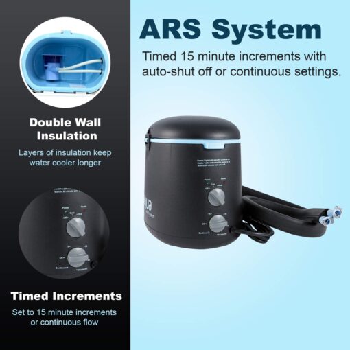 Cold Water Therapy and Hot Water Therapy System - Circulating Personal Heat/Cooling Device by Aqua Relief (ARS w/TPU) - Image 6
