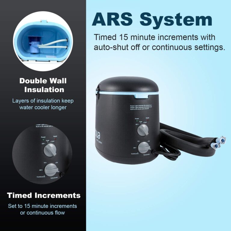 Cold Water Therapy and Hot Water Therapy System - Circulating Personal Heat/Cooling Device by Aqua Relief (ARS w/TPU) - Image 6