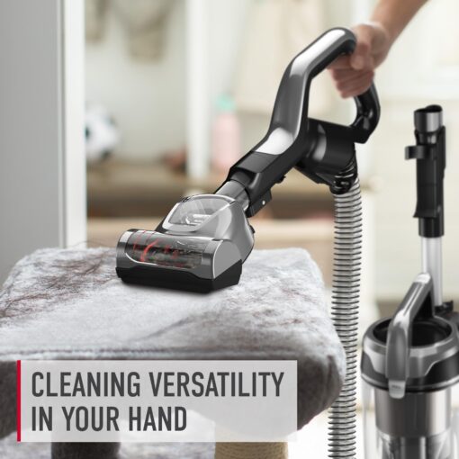 Hoover WindTunnel All-Terrain Dual Brush Roll Bagless Vacuum Cleaner, Corded Upright Vacuum, HEPA Media Filtration, Headlights, Swivel Steering, Corded Vacuum Cleaners for Home Use - Image 2