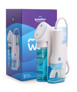 Willo Fully Automated Kids U-Shaped Electric Toothbrush - 2 Brushing Timers, Deep-Cleans, Consistent Results, Eliminates Brushing Mistakes - Bubble Twist (Medium - Kids Ages 8-11 Years)