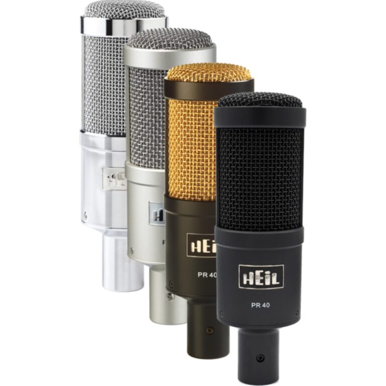 Heil PR 40 Dynamic Microphone for Streaming, Podcast, Recording, and Broadcast, XLR Microphone for Live Music, Wide Frequency Response, Smooth Sound, Superior Rear Noise Rejection and Durable - Black - Image 2