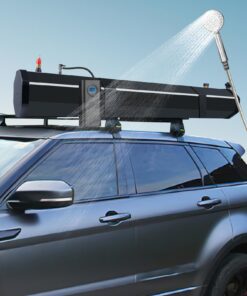 Pressurized Water Tank,Roof Rack Shower Solar Car Shower,7.9 Gal/30L,Roof Rack Water Tank Off-Road Vehicles,Pick-Up Trucks,SUV,Mounts to Roof Racks