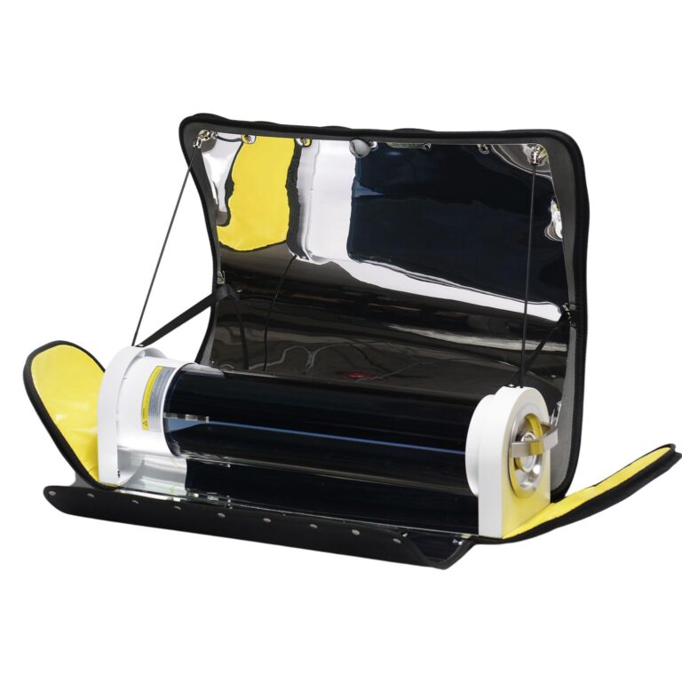 HIOSUNSTOVE Solar Stove Portable Stove Solar Oven - Solar Cooker for Outdoor Cooking with 5L Large Capacity with Theometer, and Easy-to-Use Design for Camping Hiking and Family Party