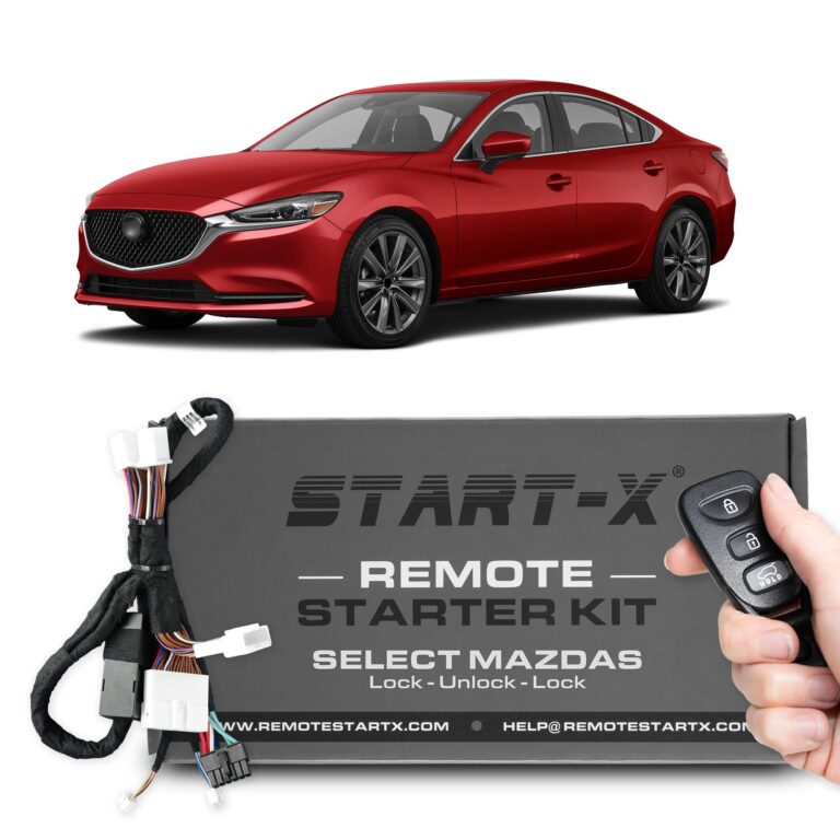 Start-X Remote Starter for Select Mazda 3 (2014-18) | Mazda 6 (2014-21) | CX-3 (2016-22) | CX-5 (2013-25) | CX-9 (2016-23) | MX-5 Miata 2016-23 | Plug N Play | Press Lock Unlock Lock to Remote Start