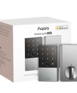 Aqara Smart Lock U100, Fingerprint Keyless Entry Door Lock with Apple Home Key, Touchscreen Keypad, Smart Electronic Deadbolt, IP65 Weatherproof, Supports Apple HomeKit, Alexa, Google, IFTTT, Silver