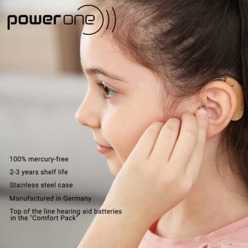 Power One Cochlear Implant 675 Batteries! 5, 60-Packs, Total 300 Batteries - Image 3