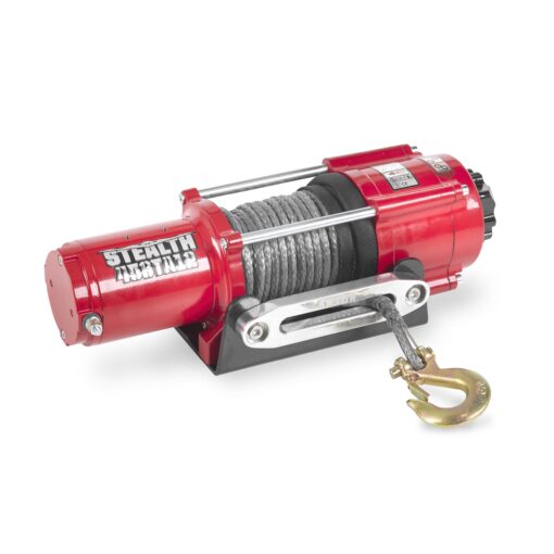 Stealth Winches UTV ATV 4500lb Winch, 12 Volt Electric Winch with 2 Wireless remotes and Synthetic Rope, Perfect for Towing Truck Boat Trailer Winch, Portable Winch 12v, Weatherproof, Mounting Plate - Image 5