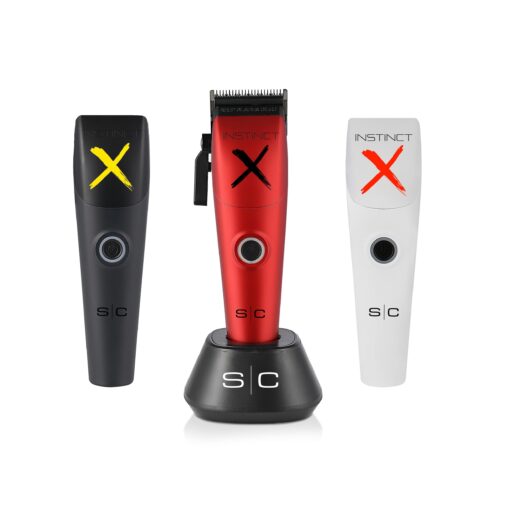 Stylecraft Instinct-X Cordless Hair Clipper Professional Vector Motor with Intuitive Torque Control, 3 Modular Lids - Image 6