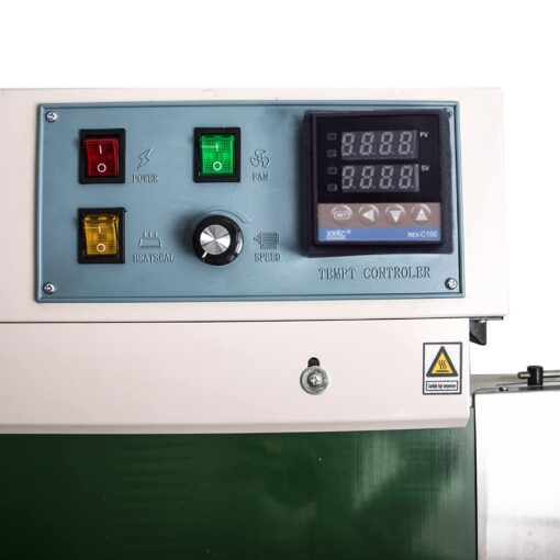 Sumeve Continuous Sealing Machine FR-900 Automatic Horizontal Continuous Plastic Bag Band Sealing Sealer Machine Stamp Coding - Image 3