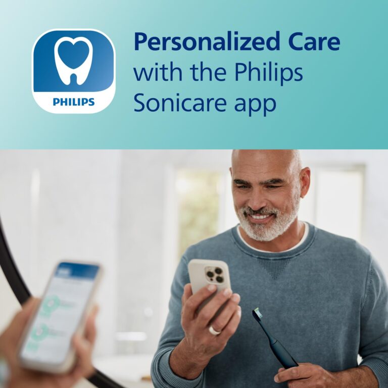 Philips Sonicare DiamondClean Smart 9300 Electric Toothbrush, Sonic Toothbrush with App, Pressure Sensor, Brush Head Detection, 4 Brushing Modes and 3 Intensity Levels, Black, Model HX9903/15 - Image 5