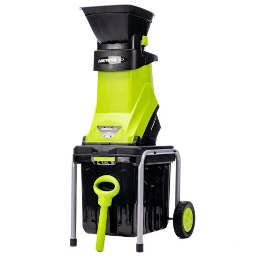 Earthwise GS70015 15-Amp Garden Corded Electric Chipper, Collection Bin - Image 2