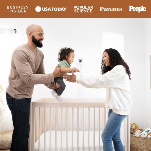 Miku Pro (Upgraded) Smart Baby Monitor Camera, Wall Mount & Floor Stand, Real Time Breathing & Sleep Tracking, Contact Free, Instant Alerts, Safe Sleep, Requires Additional Monthly Membership - Image 2