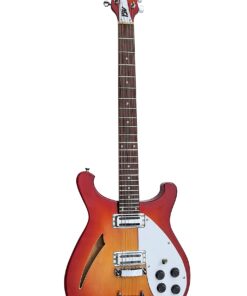 IYV 6 String IYV-IRK-300 Semi Hollow Electric Guitar 3T Sunburst, Right, (IRK-300)