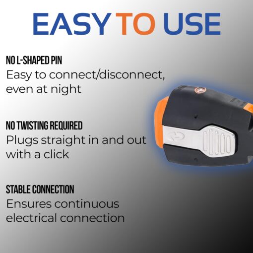 SmartPlug R30303 30 Amp Power Cord – 30' Locking Shore Power Cable, Weatherproof, Reverse Polarity Indicator, Secure Connection, Durable RV Accessories & Camper Essential for Safe Shore Power - Image 4