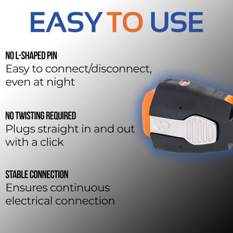 SmartPlug R30303 30 Amp Power Cord – 30' Locking Shore Power Cable, Weatherproof, Reverse Polarity Indicator, Secure Connection, Durable RV Accessories & Camper Essential for Safe Shore Power - Image 4