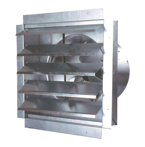 Maxx Air Powerful Industrial Exhaust and Ventilation Fan, 1400 CFM, UL Listed, Ventilation and Cooling for Greenhouses, Kitchens, Restaurants, Rust Resistant Steel Housing (14 Inch)